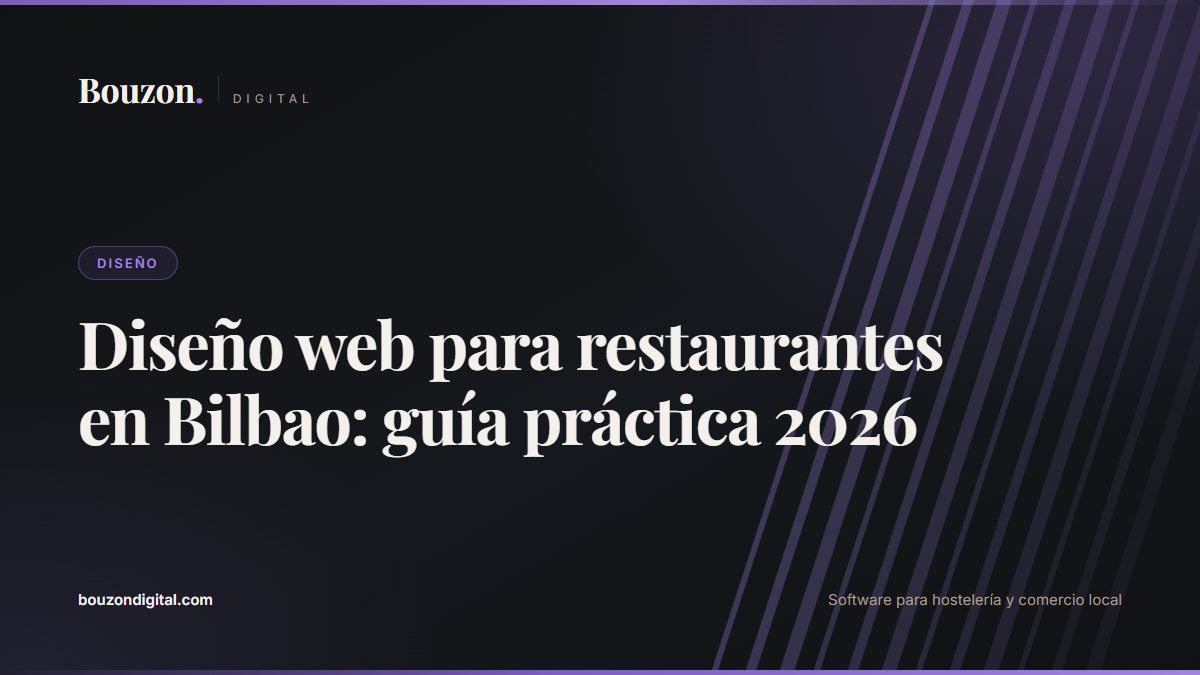 Web Design for Restaurants in Bilbao: A 2026 Practical Guide