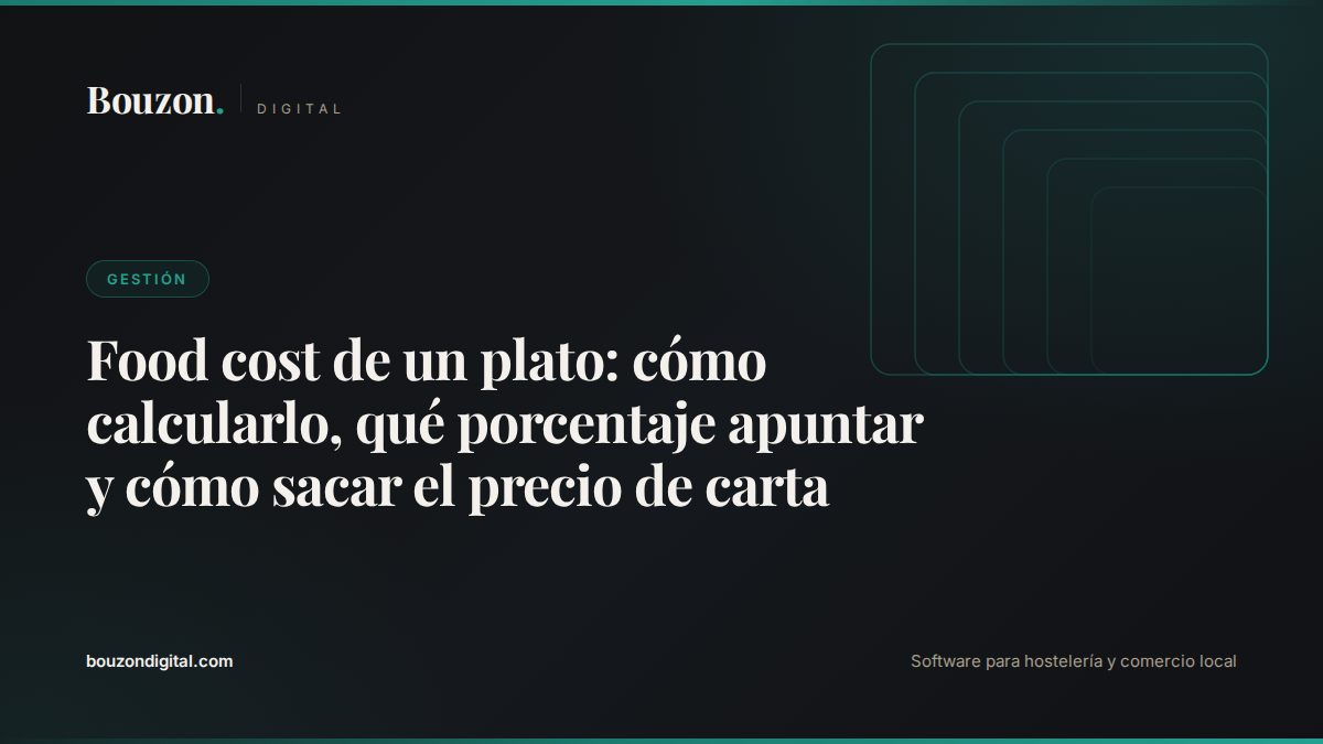 Food cost de un plato: cómo calcularlo, qué porcentaje apuntar y cómo sacar el precio de carta