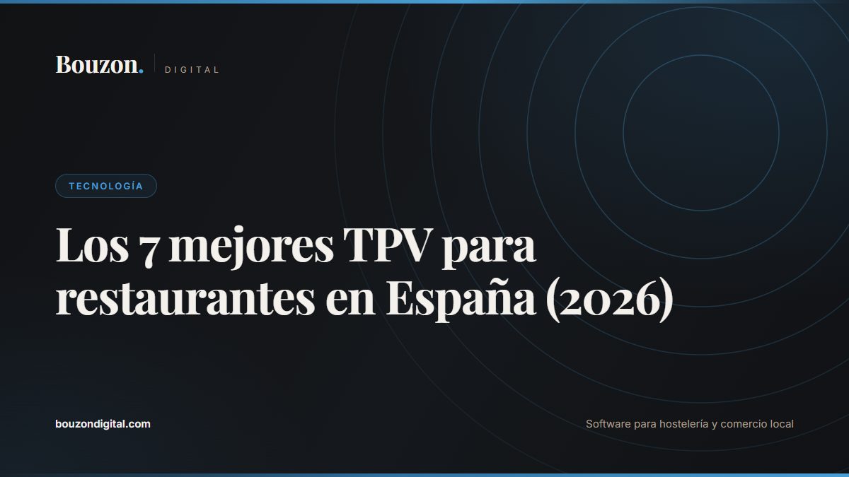 Los 7 mejores TPV para restaurantes en España (2026)