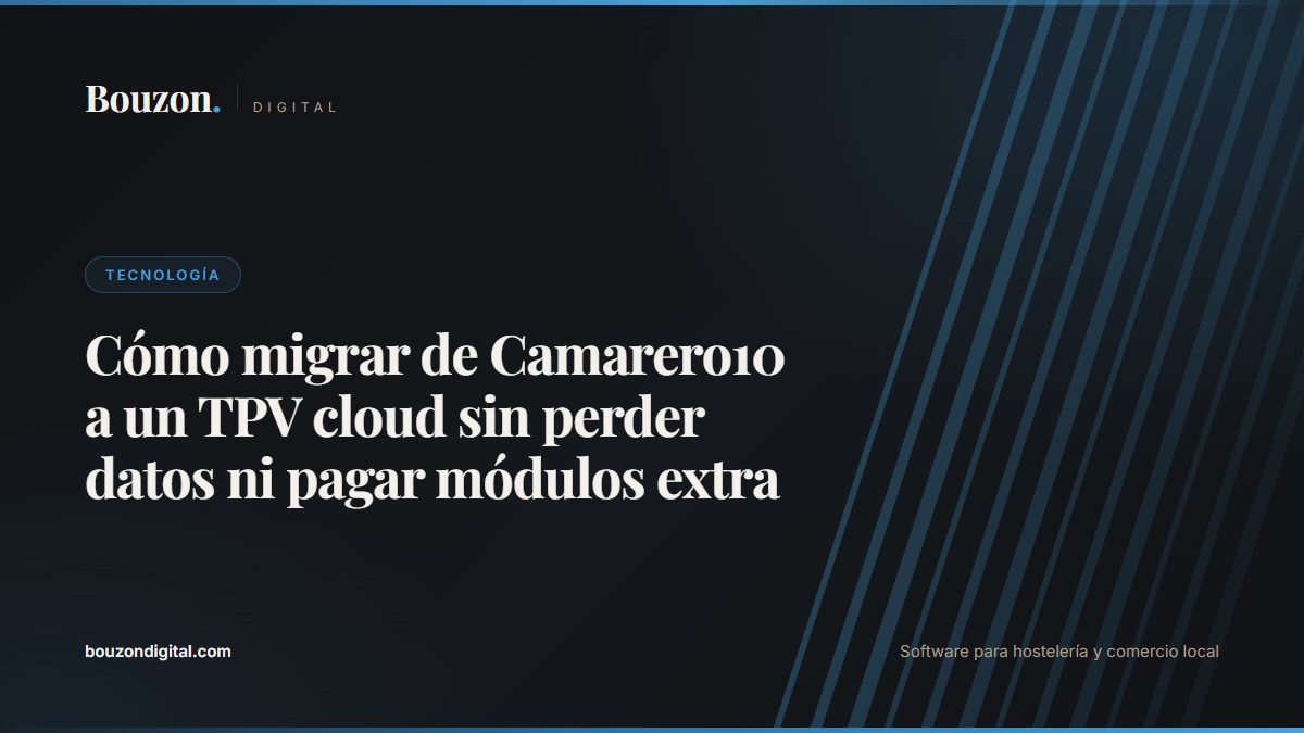 How to Migrate from Camarero10 to a Cloud POS Without Losing Data or Paying for Extra Modules